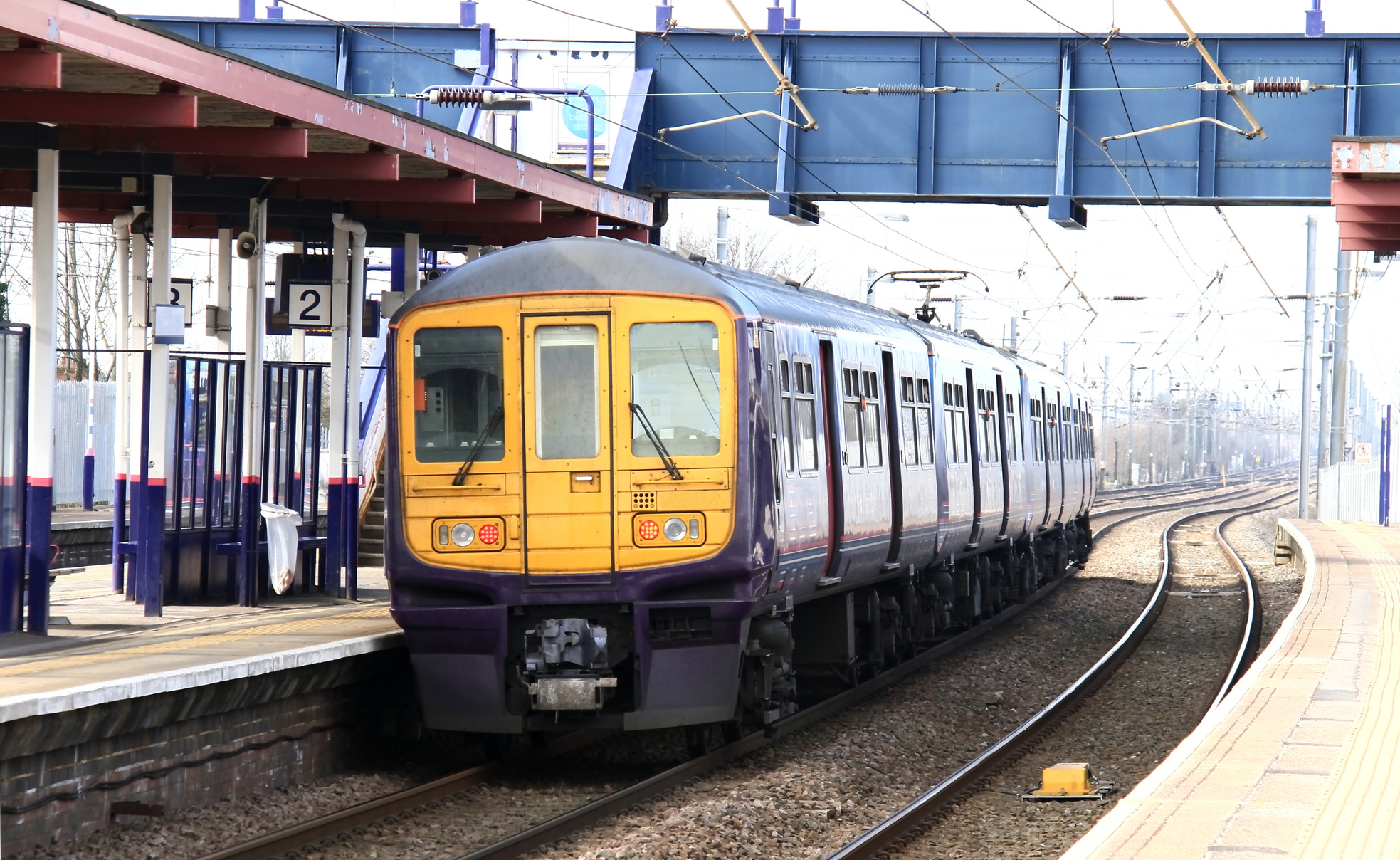 train station with train